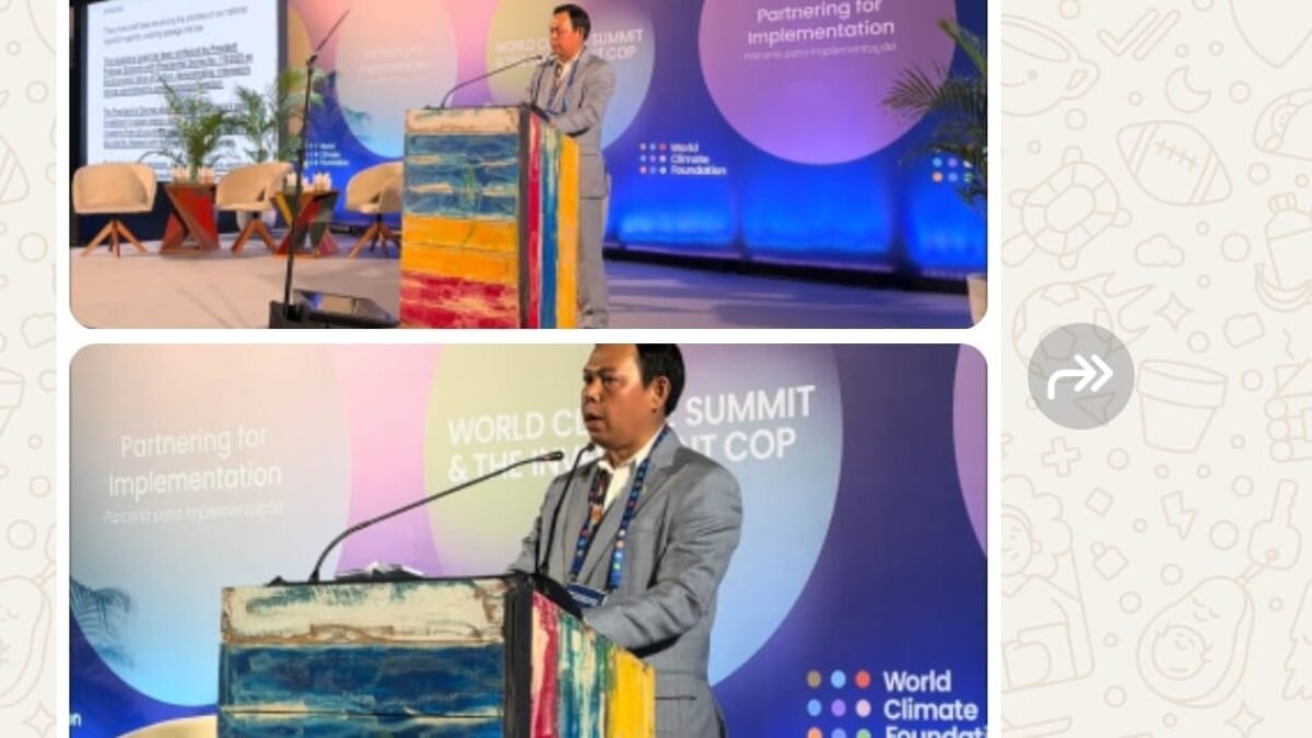 Gagasan Green Democracy Ketua DPD RI Curi Perhatian Delegasi Asing di COP30 Brasil