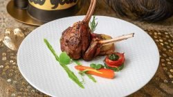 Apricot Mustad Glazed Lamb Rack