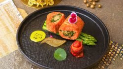 Spinach Feta Salmon Roll