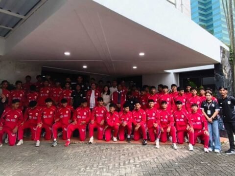 Ketua DPD RI Sultan Najamudin Secara Resmi Melepas Tim Pelajar U-17 Badan Liga Sepak Bola Pelajar Indonesia