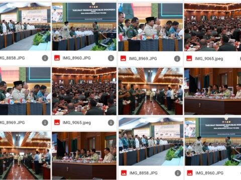 Prabowo Dorong Soliditas dan Kebersamaan Antar-Matra saat Taklimat Dansat TNI 2026