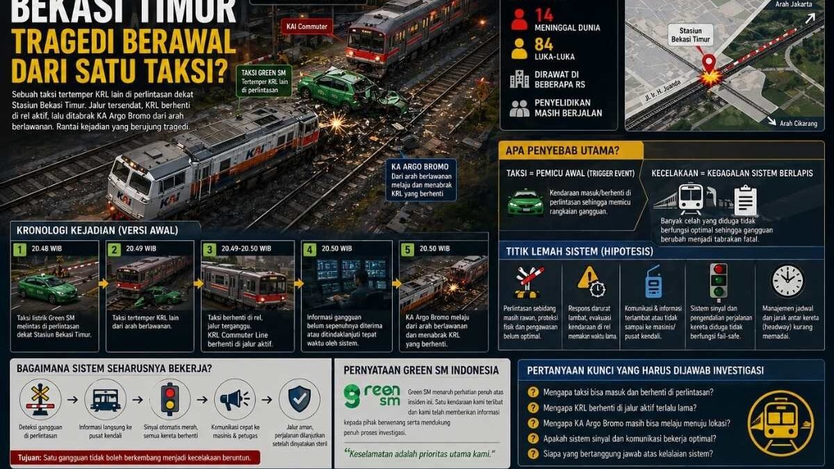 Satu Taksi, Dua Kereta, dan Satu Pertanyaan Besar: Kenapa Bisa Jadi Tragedi?