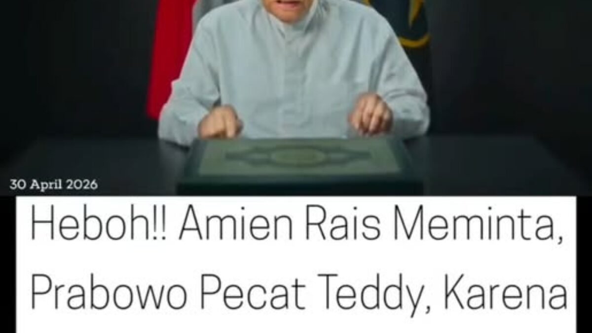 Kepala BAKOM RI Qodari: Amien Rais Terjebak Hoaks, Alarm Bahaya di Era AI Kepala BAKOM RI Qodari: Amien Rais Terjebak Hoaks, Alarm Bahaya di Era AI