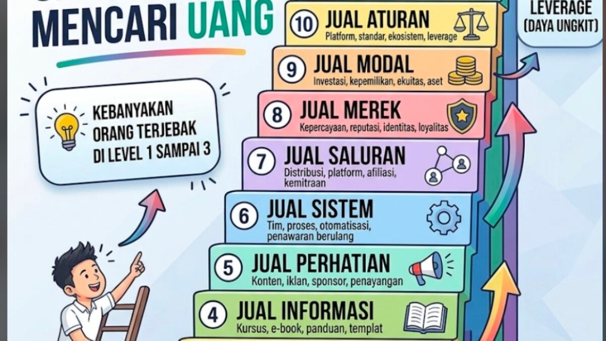 12 Level Uang: Dari Menjual Waktu hingga Menguasai Permainan, Oleh: Wiryawan 12 Level Uang: Dari Menjual Waktu hingga Menguasai Permainan, Oleh: Wiryawan