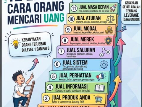 12 Level Uang: Dari Menjual Waktu hingga Menguasai Permainan, Oleh: Wiryawan