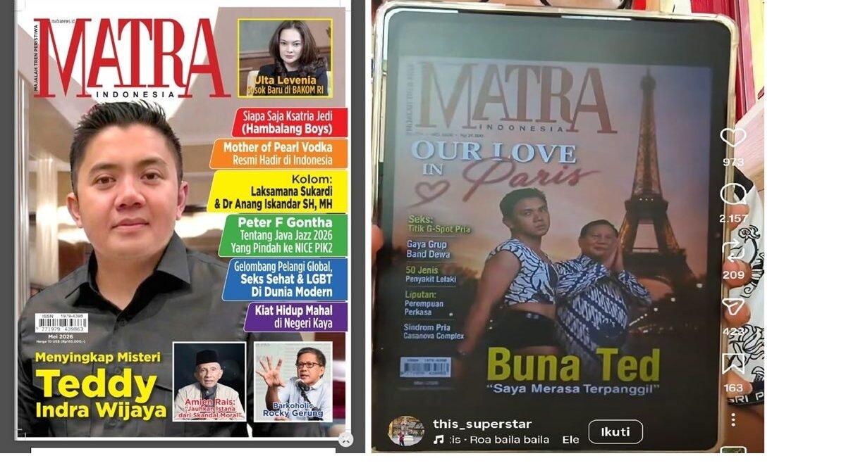Cover Majalah MATRA Palsu Beredar di Medsos, Polisi Cari Aktor Intelektualnya
