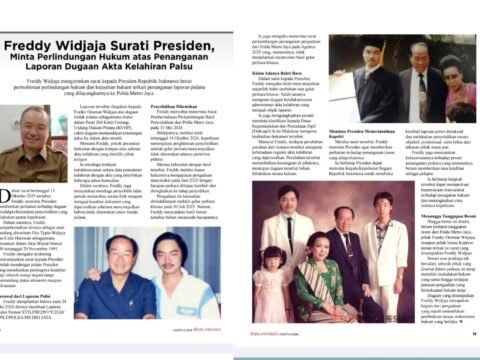 Surati Presiden, Freddy Widjaja Bongkar Dugaan Akta Kelahiran Palsu: Minta Kapolri Buka Lagi Kasus!