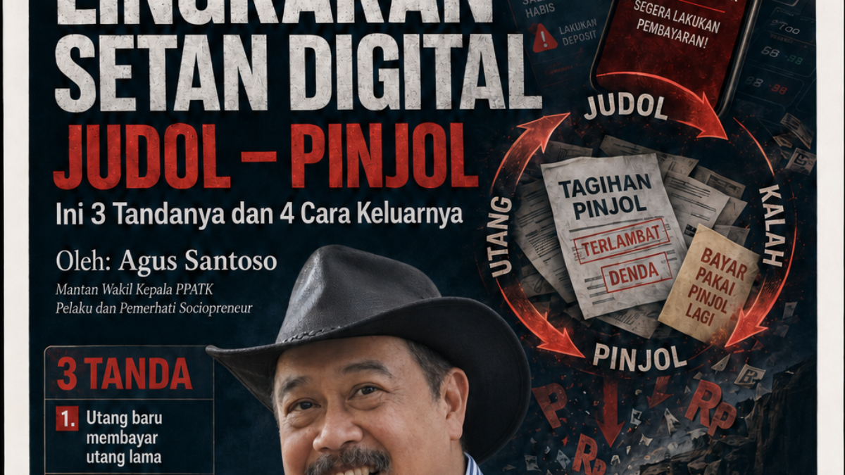 Mantan Wakil Kepala PPATK Bicara Tanda dan Cara Keluar Judol dan Pinjol