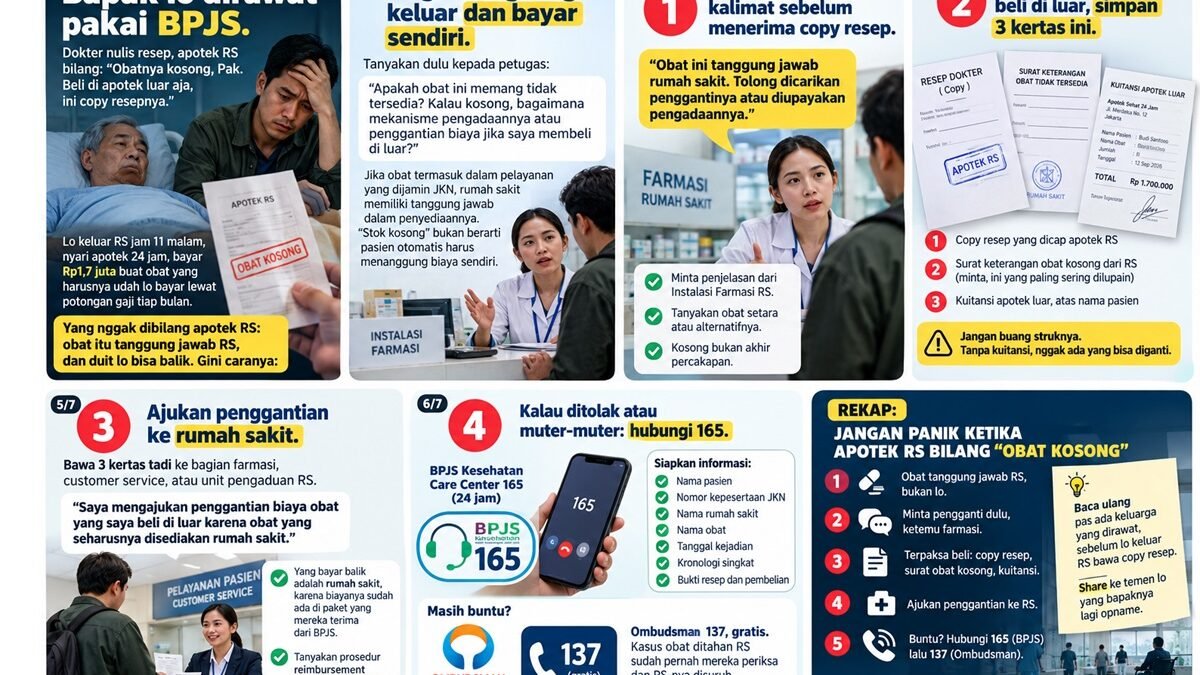 Jangan Panik Ketika Apotek RS Bilang: Obat Kosong Jangan Panik Ketika Apotek RS Bilang: Obat Kosong