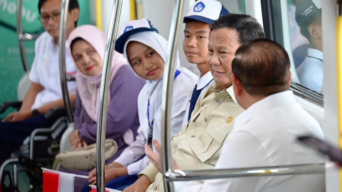 Presiden Prabowo Subianto Resmikan LRT Jakarta Kelapa Gading–Manggarai
