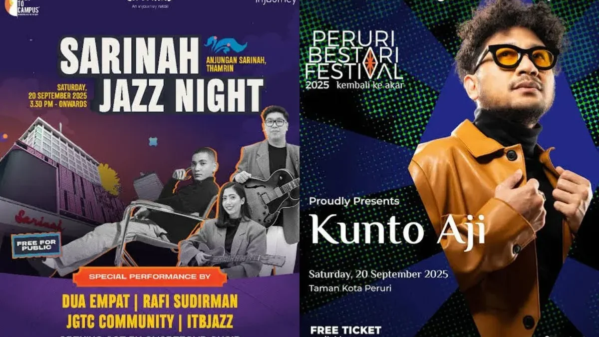 List Konser Gratis di Jakarta Selama Bulan September 2026, Yuk Simpan Jadwalnya!