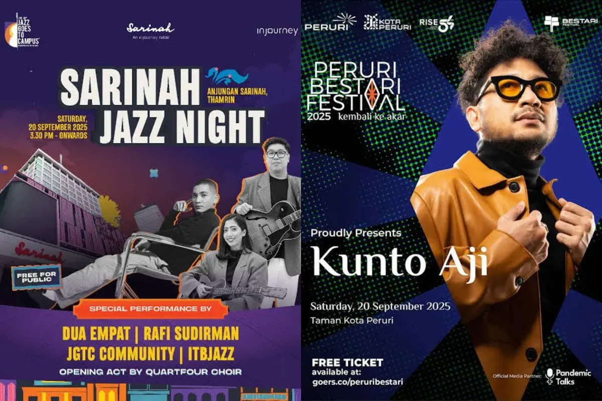 List Konser Gratis di Jakarta Selama Bulan September 2026, Yuk Simpan Jadwalnya!