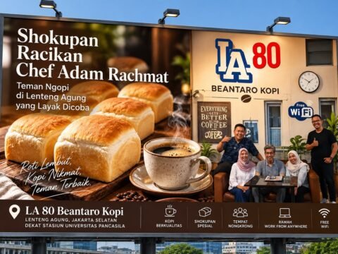 Shokupan Racikan Chef Adam Rachmat di LA 80 Beantaro Kopi