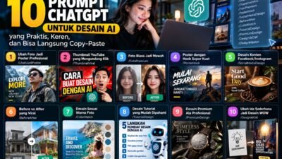 10 Prompt ChatGPT untuk Desain AI yang Praktis, Keren, dan Bisa Langsung Copy-Paste