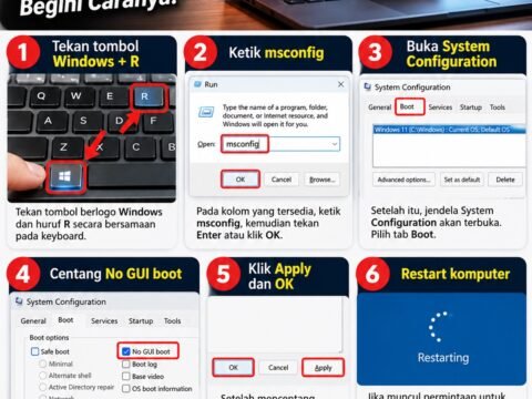 Cara Mengatasi Komputer Lemot Saat Booting
