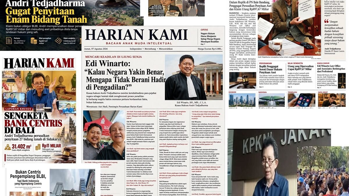 Andri Tedjadharma dan Misteri Bank Centris: Kami Seperti Tikus yang Dikejar-kejar Maling