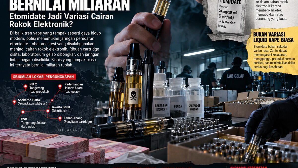 Etomidate Jadi Variasi Cairan Rokok Elektronik? Etomidate Jadi Variasi Cairan Rokok Elektronik?