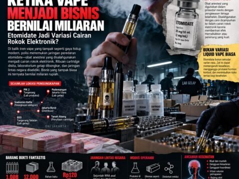 Etomidate Jadi Variasi Cairan Rokok Elektronik?