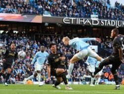 Haaland Dua Gol, Manchester City Menang 3-2 atas Ipswich