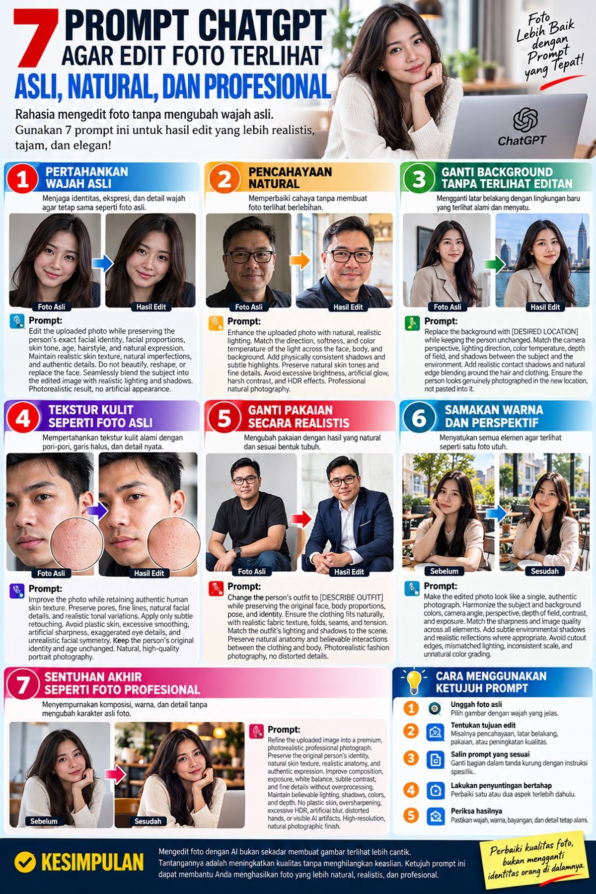 Rahasia Mengedit Foto Tanpa Mengubah Wajah Asli
