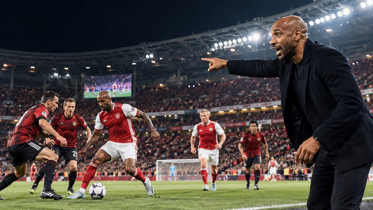 Thierry Henry Bawa Arsenal Legends Tumbangkan MU 3-2 di GBK, Rivalitas Klasik Kembali Membara Thierry Henry Bawa Arsenal Legends Tumbangkan MU 3-2 di GBK, Rivalitas Klasik Kembali Membara