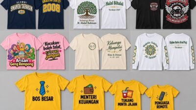 8 Prompt AI untuk Desain Kaos Custom: Tinggal Isi Nama, Hasilnya Siap Dibawa ke Tukang Sablon