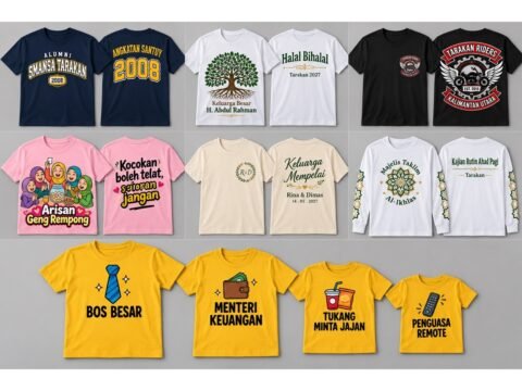 8 Prompt AI untuk Desain Kaos Custom: Tinggal Isi Nama, Hasilnya Siap Dibawa ke Tukang Sablon